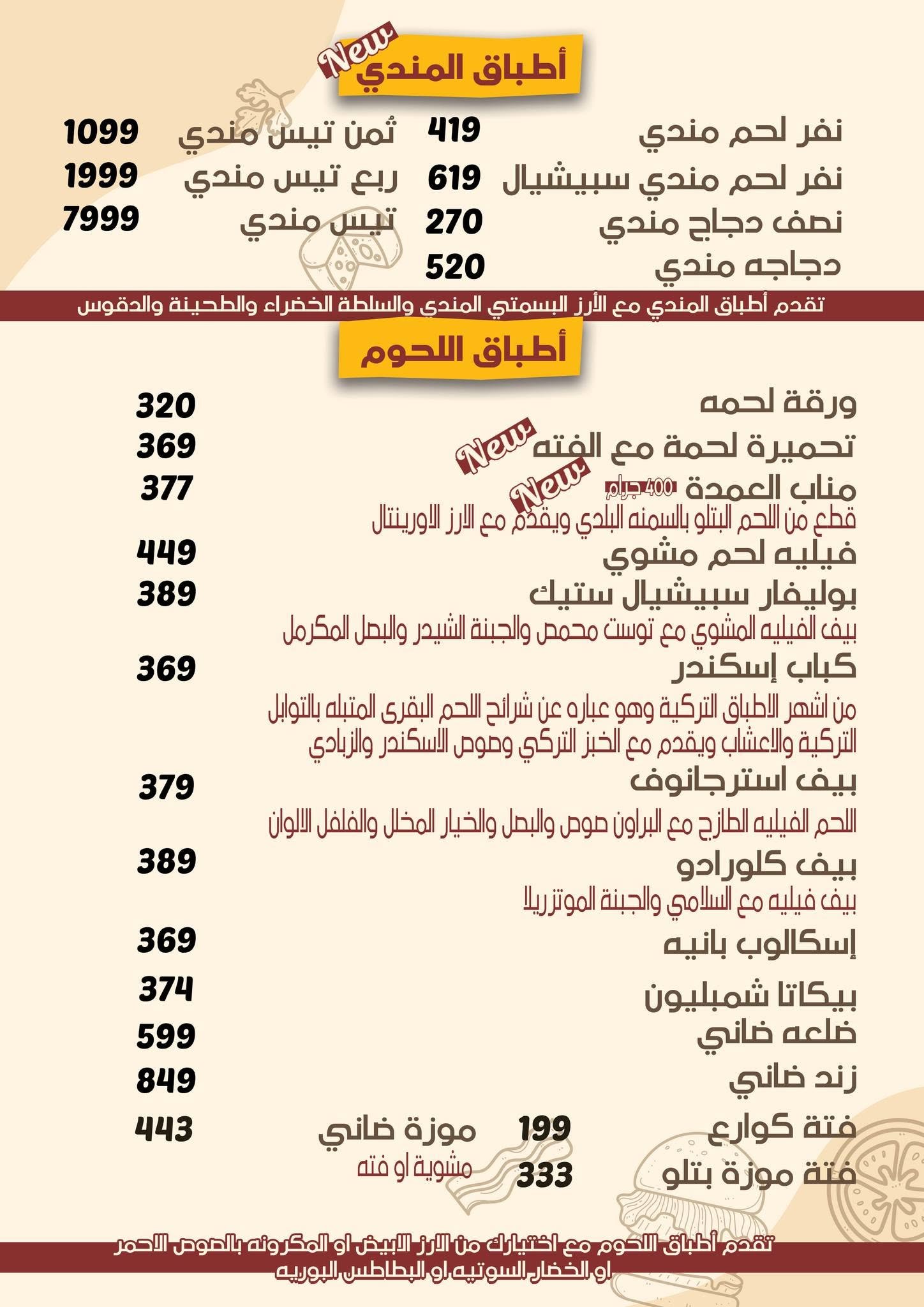 صفحة المنيو 12